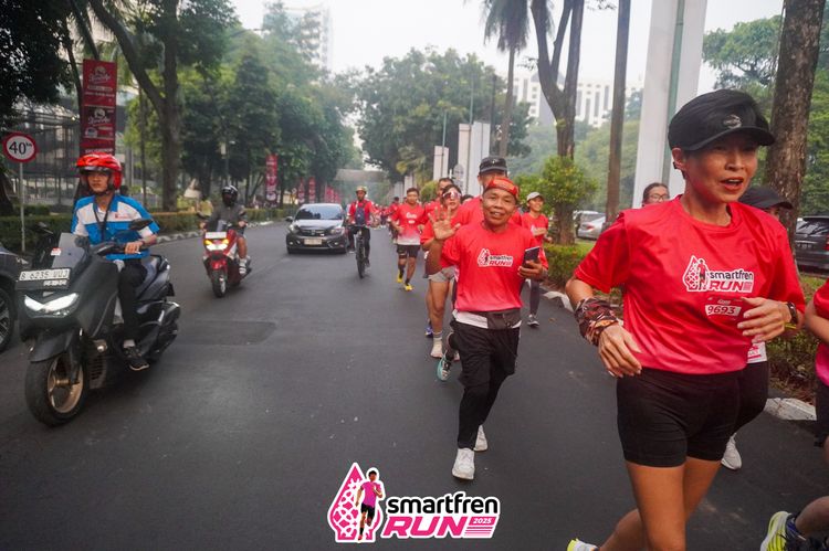 Race photo from Shakeout Run - Smartfren Run