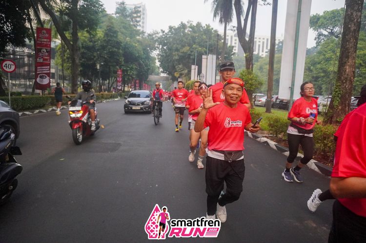 Race photo from Shakeout Run - Smartfren Run