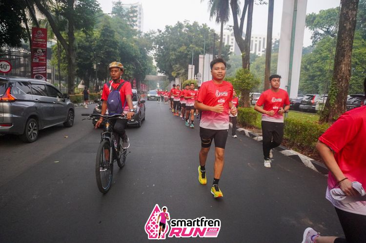 Race photo from Shakeout Run - Smartfren Run