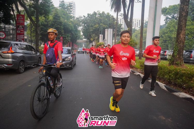 Race photo from Shakeout Run - Smartfren Run