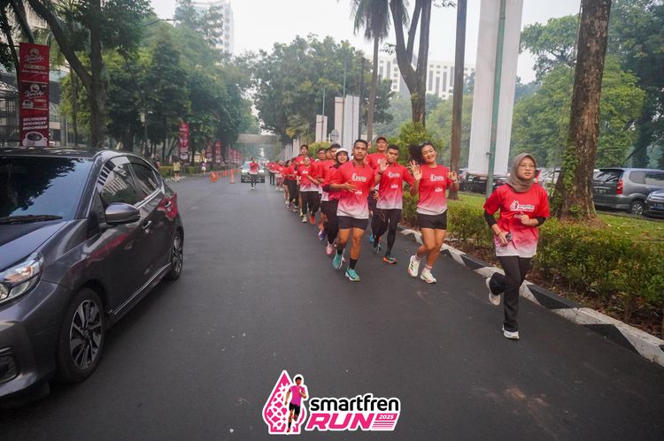 Race photo from Shakeout Run - Smartfren Run