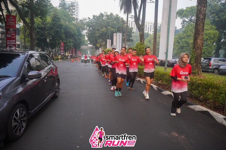 Race photo from Shakeout Run - Smartfren Run