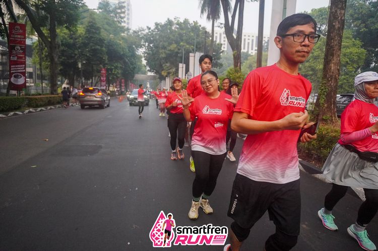 Race photo from Shakeout Run - Smartfren Run