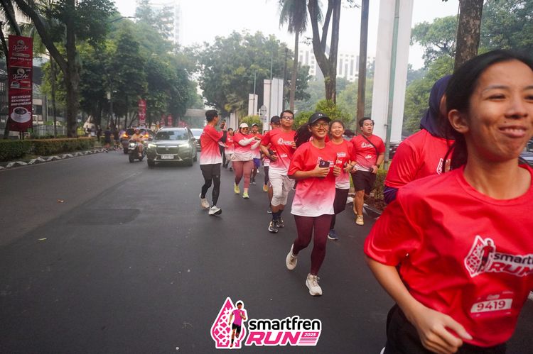 Race photo from Shakeout Run - Smartfren Run