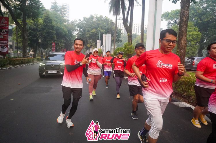 Race photo from Shakeout Run - Smartfren Run