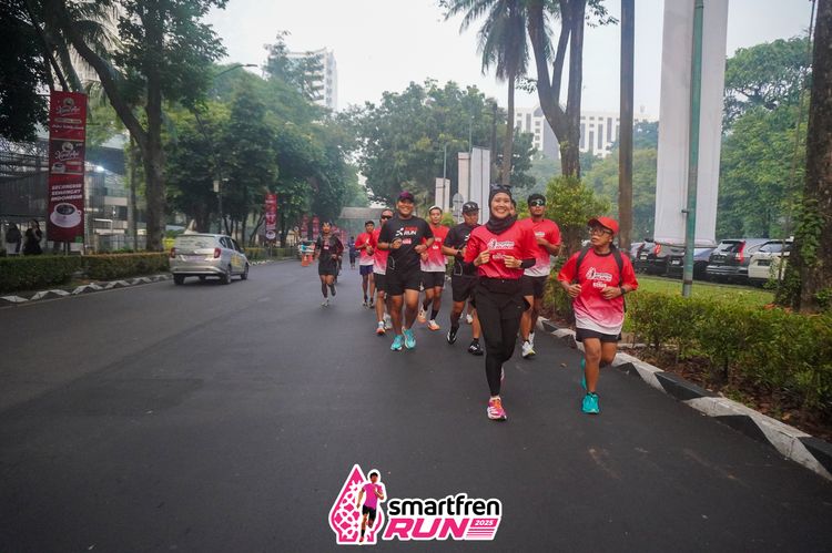 Race photo from Shakeout Run - Smartfren Run