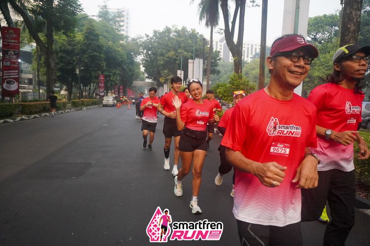 Race photo from Shakeout Run - Smartfren Run