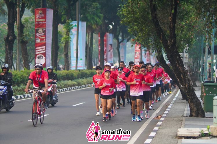 Race photo from Shakeout Run - Smartfren Run