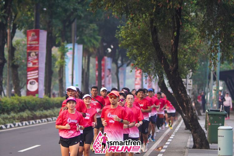 Race photo from Shakeout Run - Smartfren Run