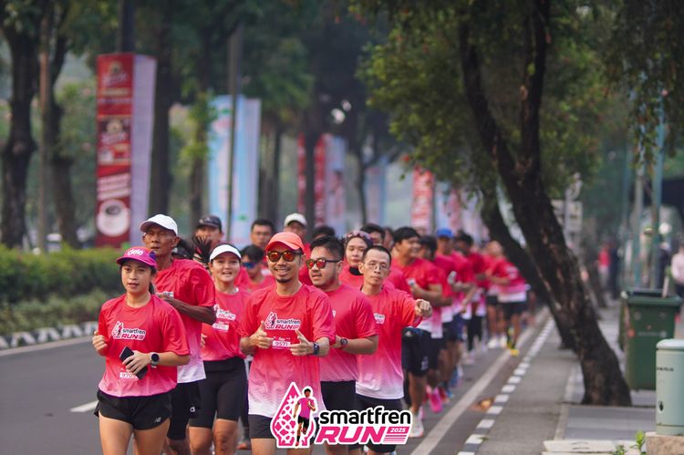 Race photo from Shakeout Run - Smartfren Run