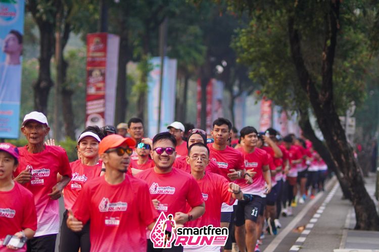Race photo from Shakeout Run - Smartfren Run