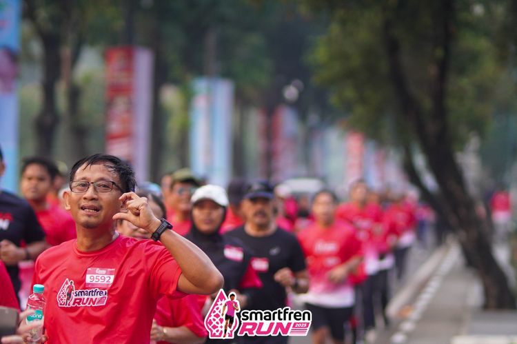 Race photo from Shakeout Run - Smartfren Run