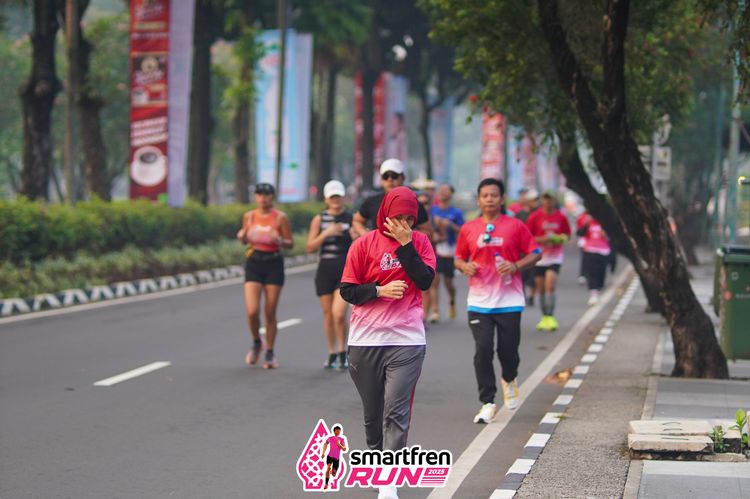 Race photo from Shakeout Run - Smartfren Run