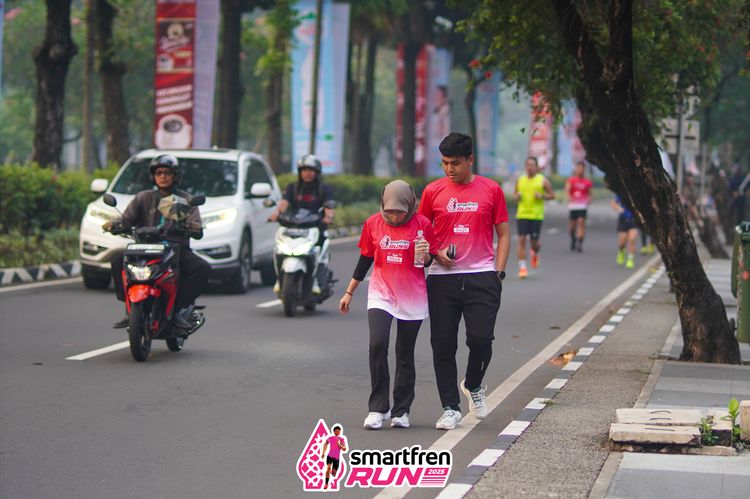 Race photo from Shakeout Run - Smartfren Run