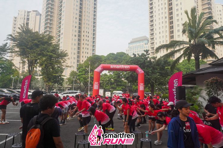 Race photo from Shakeout Run - Smartfren Run