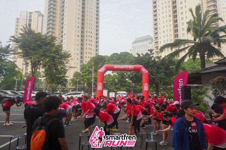 Race photo from Shakeout Run - Smartfren Run