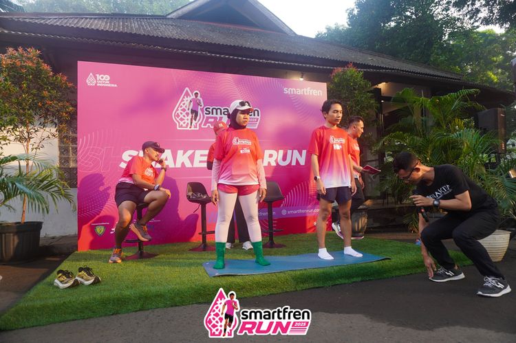Race photo from Shakeout Run - Smartfren Run