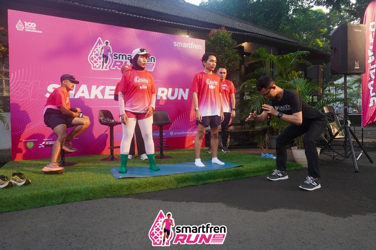 Race photo from Shakeout Run - Smartfren Run