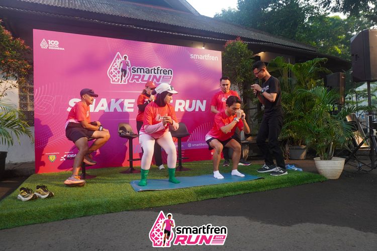 Race photo from Shakeout Run - Smartfren Run