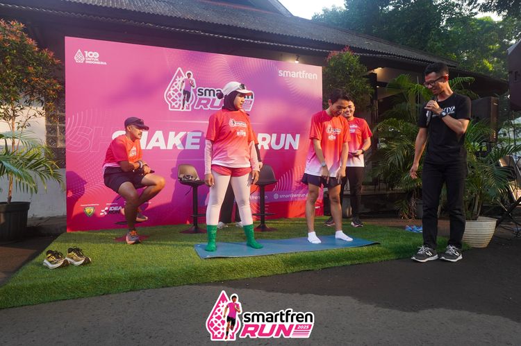Race photo from Shakeout Run - Smartfren Run