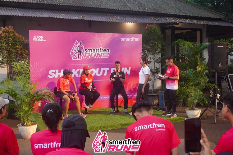 Race photo from Shakeout Run - Smartfren Run