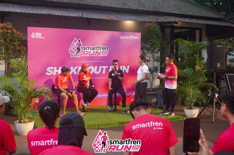 Race photo from Shakeout Run - Smartfren Run