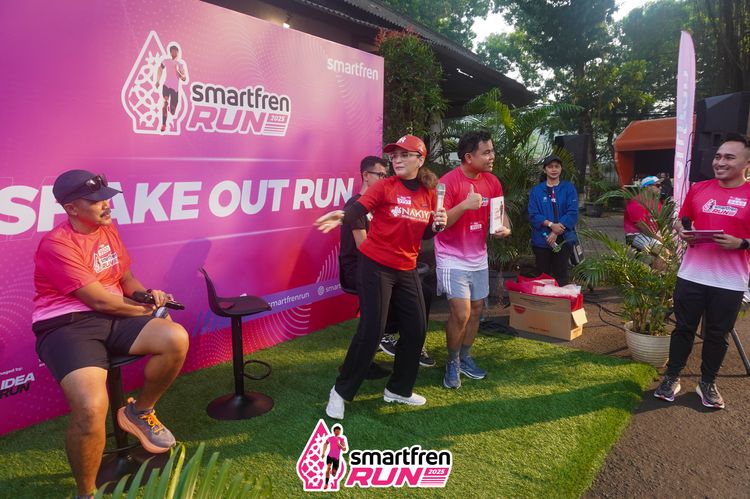 Race photo from Shakeout Run - Smartfren Run