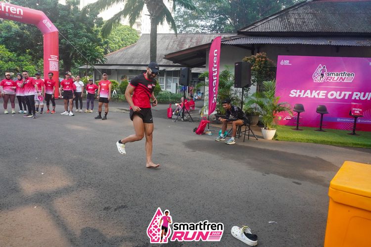 Race photo from Shakeout Run - Smartfren Run