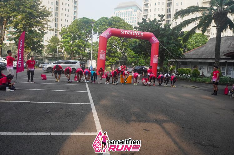 Race photo from Shakeout Run - Smartfren Run