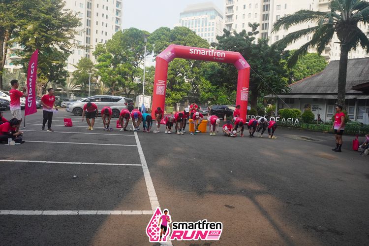 Race photo from Shakeout Run - Smartfren Run