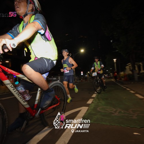 Race photo from SMARTFREN RUN 2026