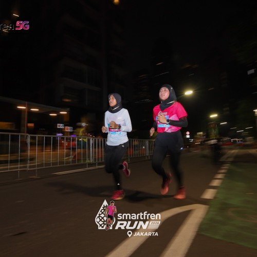 Race photo from SMARTFREN RUN 2026