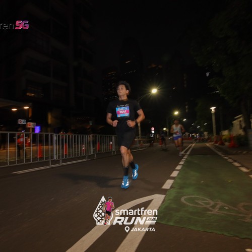 Race photo from SMARTFREN RUN 2026