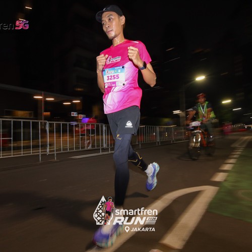 Race photo from SMARTFREN RUN 2026