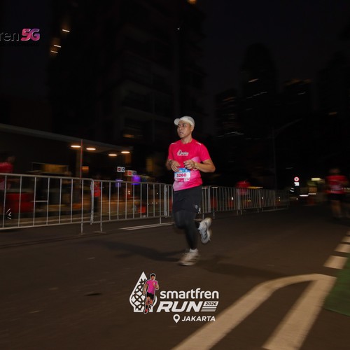 Race photo from SMARTFREN RUN 2026