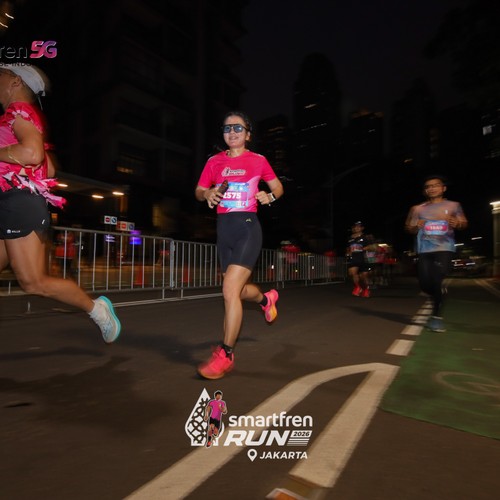 Race photo from SMARTFREN RUN 2026