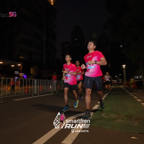 Race photo from SMARTFREN RUN 2026