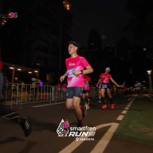 Race photo from SMARTFREN RUN 2026