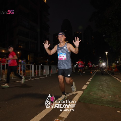 Race photo from SMARTFREN RUN 2026