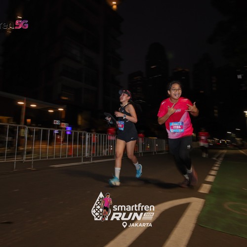 Race photo from SMARTFREN RUN 2026