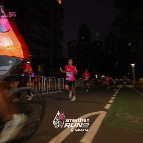 Race photo from SMARTFREN RUN 2026