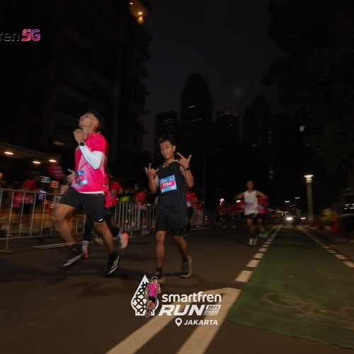 Race photo from SMARTFREN RUN 2026