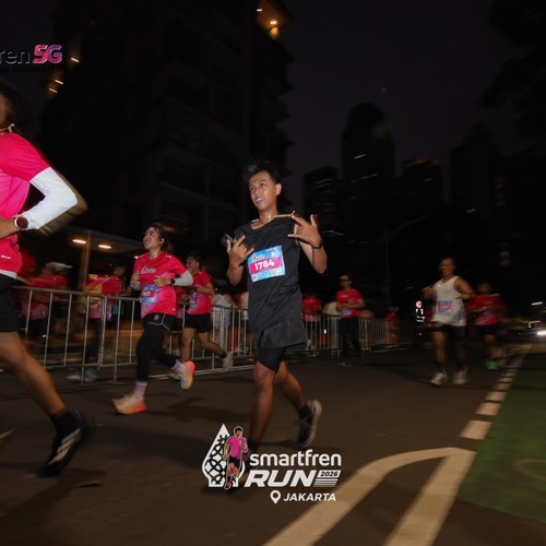 Race photo from SMARTFREN RUN 2026