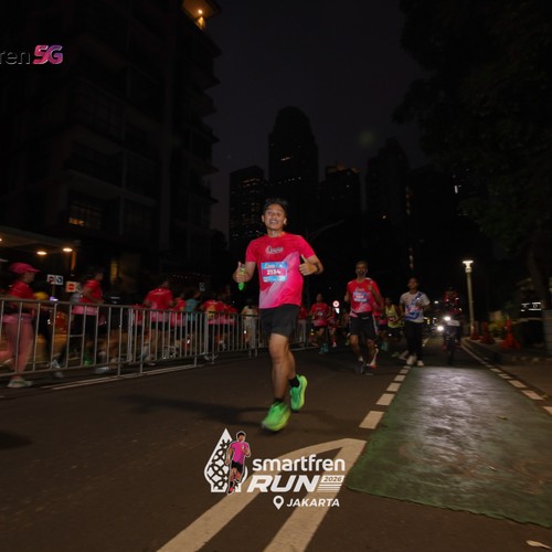 Race photo from SMARTFREN RUN 2026