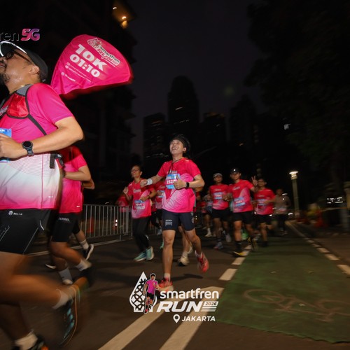 Race photo from SMARTFREN RUN 2026