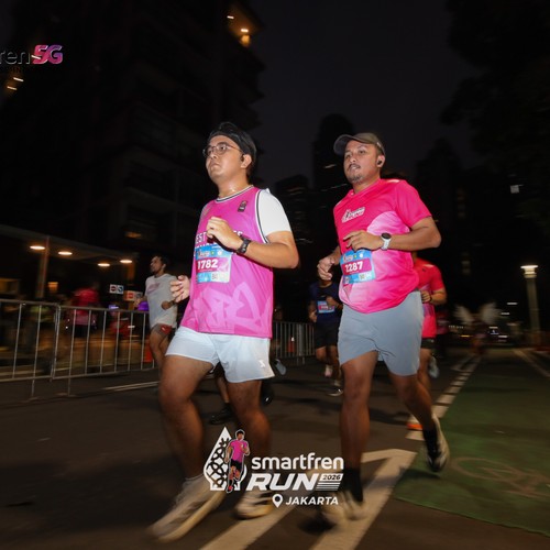 Race photo from SMARTFREN RUN 2026