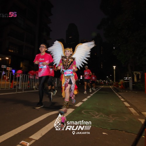 Race photo from SMARTFREN RUN 2026