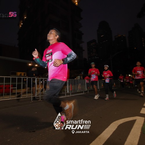Race photo from SMARTFREN RUN 2026
