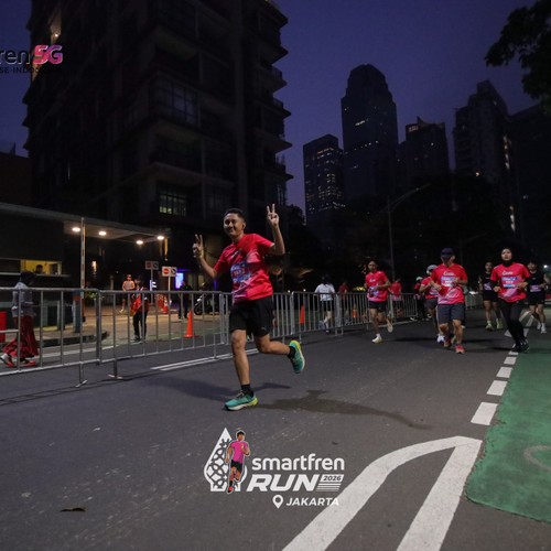 Race photo from SMARTFREN RUN 2026