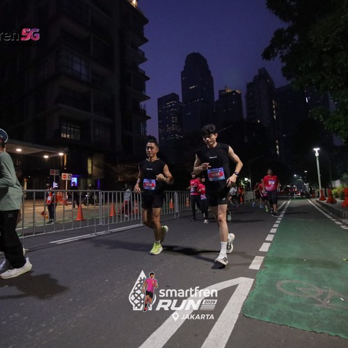 Race photo from SMARTFREN RUN 2026